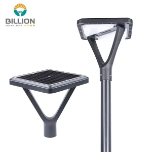 Outdoor IP65 Waterproof High Lumen Decoration Post Pillar Lamp LED Solar Garden Light