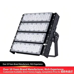 Outdoor IP65 Waterproof LED Flood Light Module 50W-500W Aluminum Alloy 60 Degree Beam Angle High Lumen Commercial Lighting