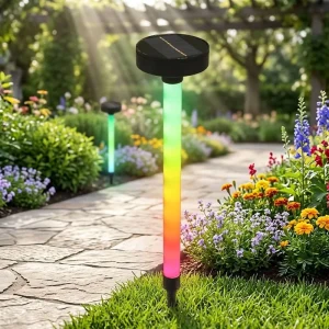 Outdoor IP65 Waterproof LED Solar Pathway Light with Warm White Garden Use