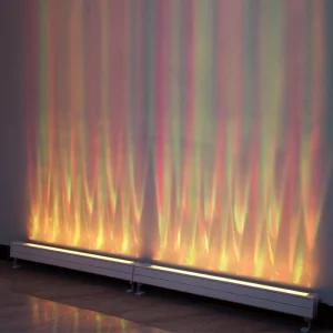 Outdoor IP65 Waterproof PVC Dynamic Water Ripple 3D Pattern Wall Wash Lamp for Exterior Wall Lighting