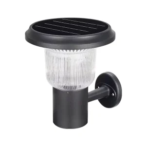 Outdoor IP65 Waterproof Solar-Powered LED Garden Post Lights Die-Cast Aluminum Remote Control