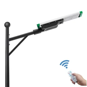 Outdoor IP66 Aluminum Solar Street Light LED Mono Solar Panel Smart Control 40W CE RoHS Certified 3 Year Warranty Road Project