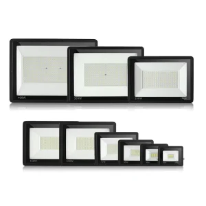Outdoor IP66 Slim LED Flood Light 10W to 200W Range SMD Series Wide Flood 6000 6500K