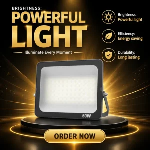 Outdoor IP66 Waterproof LED Flood Light SMD Lamp with Reflect 50W 200W Models High CRI 90 3 Year Warranty for Landscape Road Use