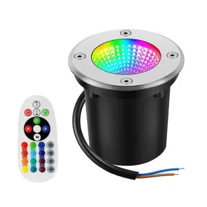 Outdoor IP67 Underground Light Landscape Garden 12V 24V 3W RGBW LED Inground Light