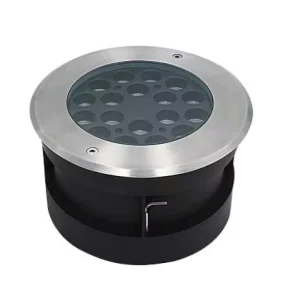 Outdoor IP67 Waterproof Adjustable 24V 12V Landscape LED Underground Lights 100mm 120mm 48W Concrete Deck Inground Lights