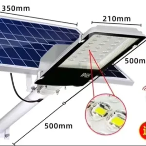 Outdoor IP68 Waterproof DC Solar Street Light with Motion Sensor 500W/1000W LED for Garden Use