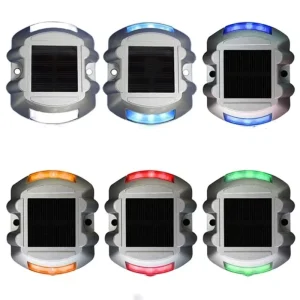Outdoor IP68 Waterproof Solar Powered Underground LED Road Stud Cat Eye Flashing Light for Road & Garden