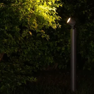 Outdoor In Ground 6W 12W LED Path Lights Concrete Aluminium Bollard Lights for Garden Lawn DC AC Power IP65 Rating for Landscape