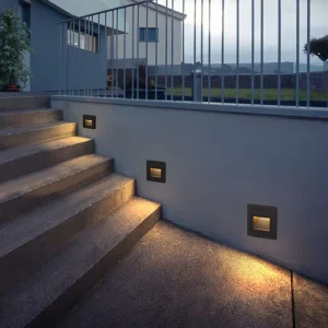Outdoor Indoor Waterproof IP65 Smart Recessed Motion Sensor Step Lights Side Staircase LED Stair Wall Light