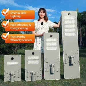 Outdoor Induction Pathway Solar Security Light Waterproof IP65 All in One LED Garden Solar Light