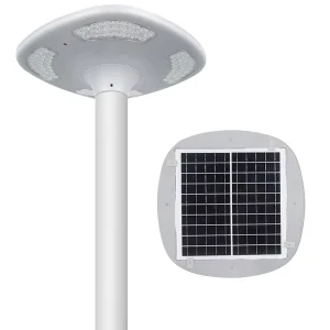 Outdoor Integrated LED Garden Light for Lawn Patio Yard Sidewalk Driveway UFO Solar Post Top Area Light