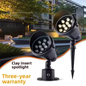 Outdoor Ip66 Waterproof Garden Yard Landscape Colorful 220V 110V Aluminium LED Spotlight Lawn Light