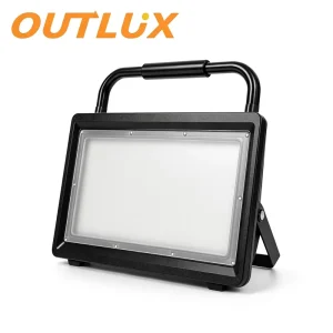Outdoor LED Flood Light Construction Site 50W 5000LM IP65 Waterproof Adjustable Garage Work Light