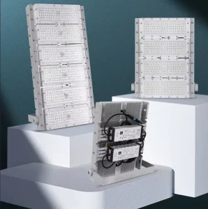 Outdoor LED Flood Light High Lumen Ra80 CRI 2700-6500K 60/90 Beam Angle Sports Stadiums IP66 Rated CE Certified