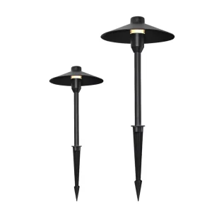 Outdoor LED Garden Bollard Light, High- and Low-Voltage Plug-Base Path Light, IP65