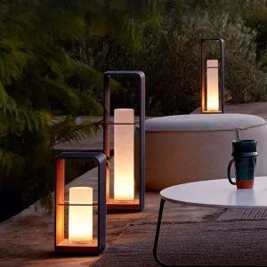 Outdoor LED IP65 Waterproof Solar Lawn Garden Lamp Community Garden Corridor Modern Simple Landscape Lighting
