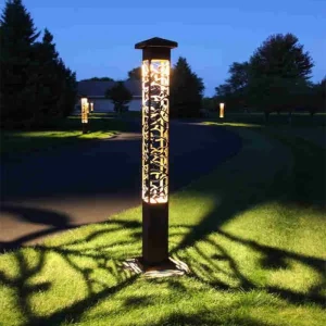Outdoor LED Landscape Pathway Bollard Light for Villa, Street, Road, Park, Yard, and Garden