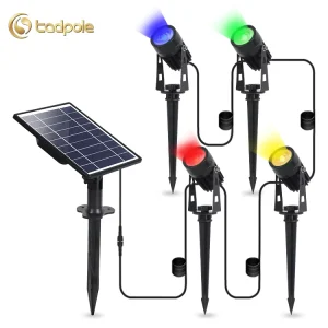 Outdoor LED Lawn Decorative Lights IP65 Waterproof Lamps Color Adjustable Solar Garden Light Night Lamp