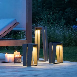 Outdoor LED Lawn Lamp Stainless Steel+Milky White Acrylic Courtyard Decor Torch for Garden Villa Landscape Lighting