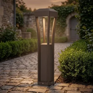 Outdoor LED Lawn Light Garden Light 10W 85-265V AC 135LM/W PC Aluminum 170X170X H600/700/900MM