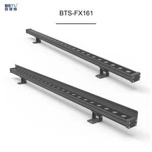 Outdoor LED Linear Wall Washer Light, IP66, DMX RGB, for Architectural Facade Lighting