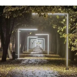 Outdoor LED Model Lighting Garden Tunnel Park Landscape Warm White Iron Body 220V AC IP65 National Day Mid Autumn Festival