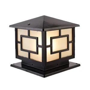 Outdoor LED Pillar Gate Lamp Landscape Lights for Villa Garden Porch Home Lighting
