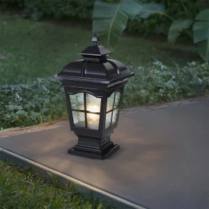 Outdoor LED Pillar Light E27 IP65 Waterproof European-Style Aluminum Garden Villa Courtyard Gate Post Light