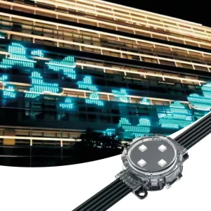 Outdoor LED Point Light RGBW 0.96W IP67 for Facade Lighting