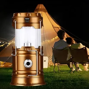 Outdoor LED Portable Lamp IPX5 Waterproof USB Rechargeable Lighting for Mountaineering Wilderness Camping