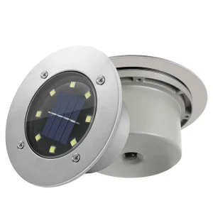 Outdoor LED Solar Ground Lights Garden Pathway Buried Light Solar Floor Deck Lawn Lamp LED Landscape Lighting
