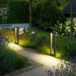 Outdoor LED Solar Lawn Light IP65 Waterproof Aluminum for Park Home Hotel Garden