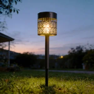 Outdoor LED Solar Peony Flower Floor Lamps IP65 Waterproof Garden Landscape Lights