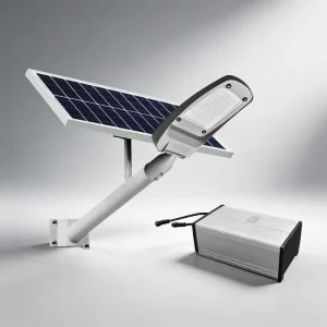 Outdoor LED Street Light Solar Powered Aluminum Split Solar Street Light 100W 200W Road Garden Waterproof