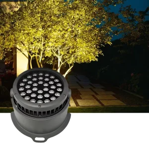 Outdoor LED Underground Lights Adjustable Angle Surface Mounted Semi Underground IP65 220V Park Scenic Area Tree Lighting