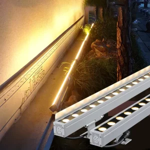 Outdoor LED Wall Washer Decorative Landscape Light RGB 3000K 16 Inch 36W Black