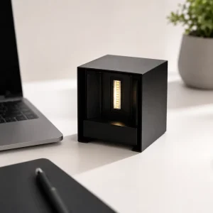 Outdoor LED Wall Washer Light Compact Black Housing Decorative Facade Lamp for Building Pathway Lighting