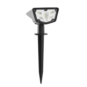 Outdoor LED Waterproof Wireless Lawn Ground Plug Light Garden Decoration Landscape Lamp Spotlight Solar Powered Floodlight