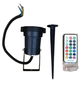 Outdoor Landscape LED Lighting 5W IP65 Waterproof Garden Lights COB LED Spotlights with Spike Stand for Lawn Decorative Lamp