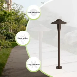 Outdoor Landscape Lawn Lights IP65 Waterproof Precision cast Aluminum LED Garden Road Lamp Spike Pathway Lighting 3 Year