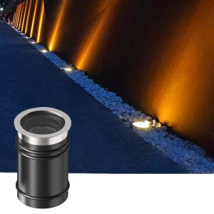 Outdoor Landscape Lighting 5W LED Polarized Dimmable Underground Lamp IP67 Waterproof Aluminum Mini Underground Deck Light