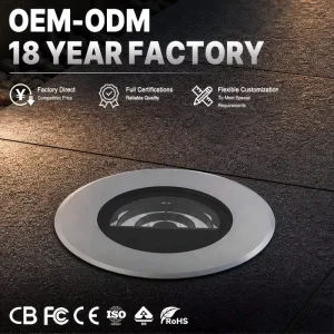 Outdoor Landscape Round LED Inground Light 9W DC24V IP65 Weatherproof Garden Underground Light MB150