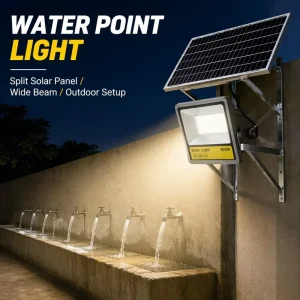 Outdoor Landscape Solar LED Flood Light Anti Corrosion Aluminum Body Long Lifespan for Park Villa Exterior Wall Lighting