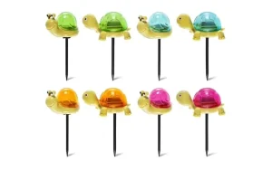 Outdoor Lawn Yard Bollard Waterproof Plastic Solar Led Garden Light IP44 Rating Snail Animal Design Warm White Lighting CE