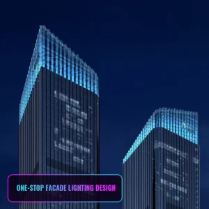 Outdoor Light Solution Manufacturer LED Wall Waterproof Facade Light for Buildings Exterior Landscape Lighting