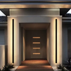 Outdoor Lighting Garden Yard Indoor Linear Outdoor Wall Sconce Bar Modern Wall Light for Home Wall Decoration