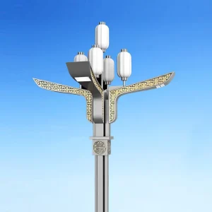 Outdoor Lighting LED Chinese Style Magnolia Lamp Municipal Road Landscape Projects Street Lighting