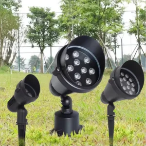 Outdoor Lighting LED Floodlight IP Waterproof Garden Villa Landscape Lighting Tree Lights Round Courtyard Spotlight Lawn Lamp