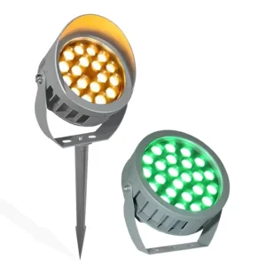 Outdoor Lighting LED Floodlight IP65 Waterproof Garden Villa Landscape Lighting Tree Light Round Courtyard Spotlight Lawn Lamp